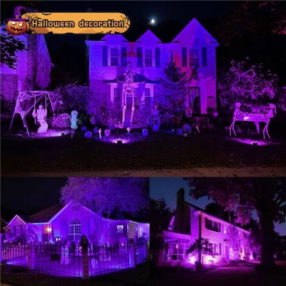 MELPO Black Light 30W LED Blacklight Flood‎ Light Outdoor for Glow Party, - Picture 5 of 8